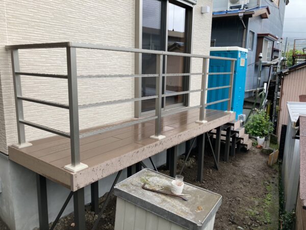 伊東市デッキリフォーム工事
