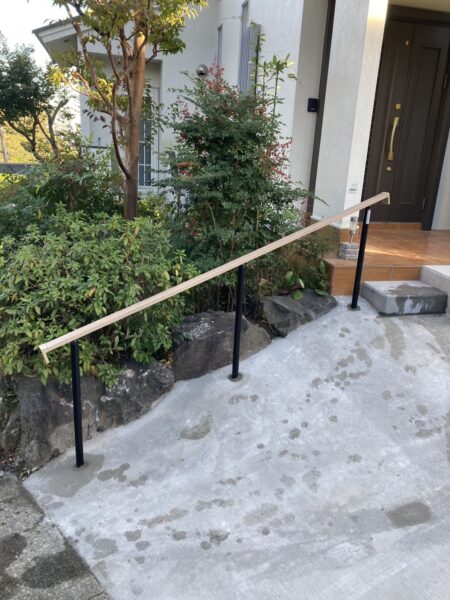 伊東市　アーキレール 手すり　リフォーム